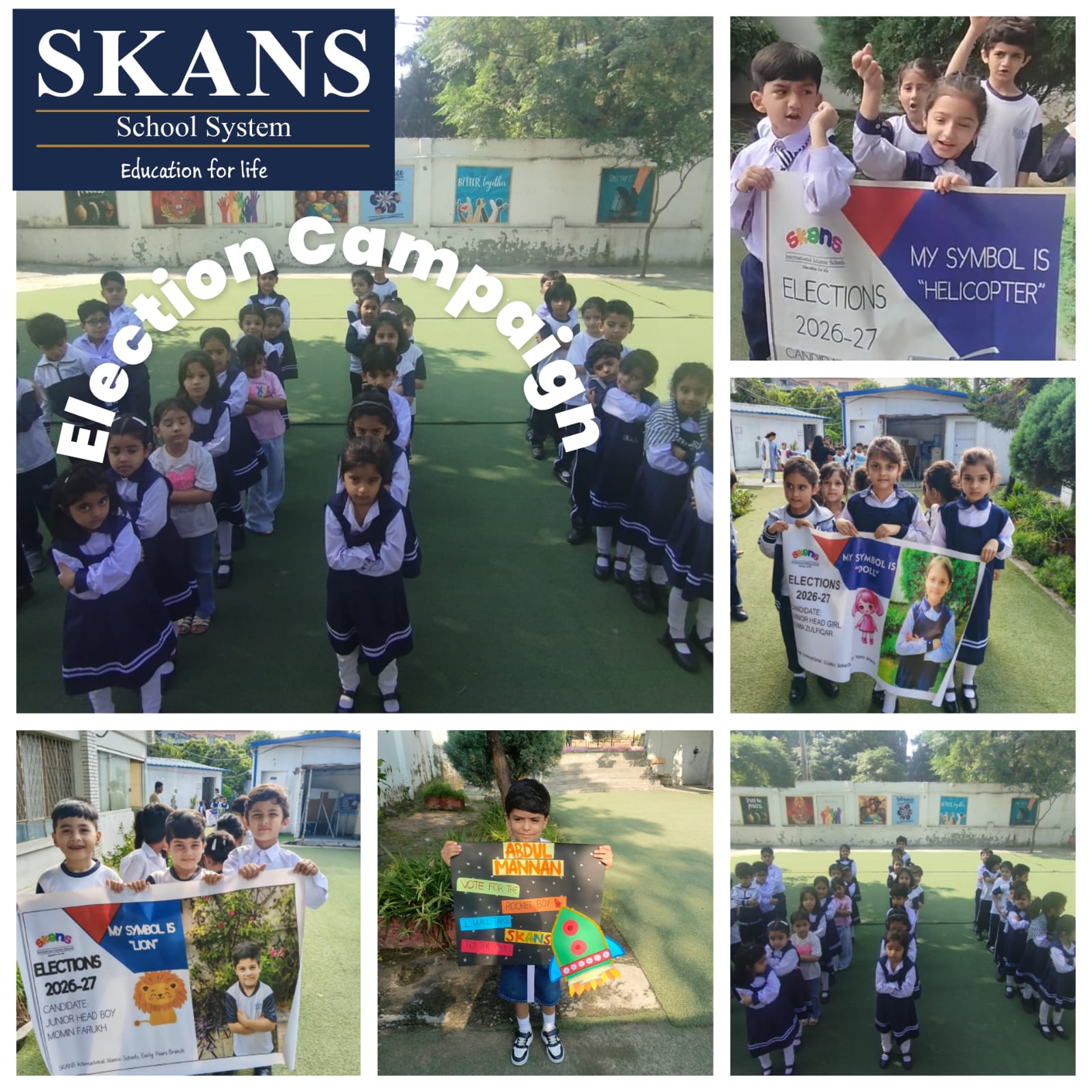 Election Campaign at SKANS Westridge EYE Campus!